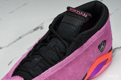 DH4121-600 JORDAN RETRO (W) PINK SHOCKING LOW 14 0919